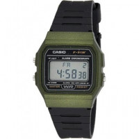 CASIO F-91WM-3ADF Reloj Digital Fecha, Resistente Al Agua, Correa de Resina