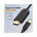 VENTION Cable  TIpo C a HDMI 4K 1.5Mtrs CGUBG