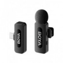 BOYA Microfono Inalambrico De Solapa BY-V10 COn TIpo C