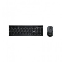 Unico Pack Teclado+raton Inhalambrico KB2036 Negro  LALO
