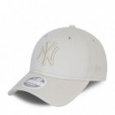New Era Gorra de lino 9FORTY 60137667-LIGHT BEIGE