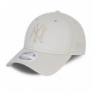New Era Gorra de lino 9FORTY 60137667-LIGHT BEIGE