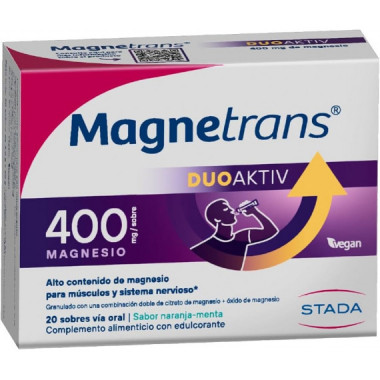 STADA MAGNETRANS DUO AKTIV 400MG 20SOBRES