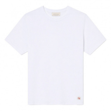 CAMISETA RIB SLIM WOVEN LABEL