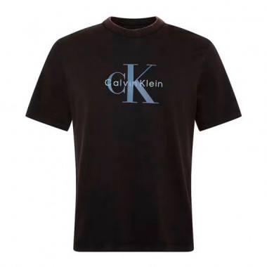 Camiseta de algod&oacute;n lavado con monograma
