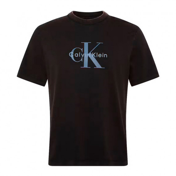 Camiseta de algodón lavado con monograma