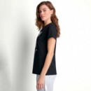 CAMISETA BIG APPLE RHINESTONE LOGO