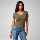 Camiseta con logo de pedrería