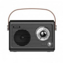 SAVIO Radio Portatil RS-01 Black-brown Fm/aux/bl 5.3/ESTILO Retro