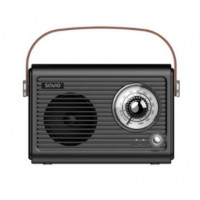 SAVIO Radio Portatil RS-01 Black-brown Fm/aux/bl 5.3/ESTILO Retro