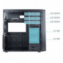 CAJA ORDENADOR TOOQ ATX USB 3.0 BLACK ( SIN FUENTE