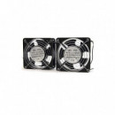 VENTILADOR DOBLE 12 CM POWERGREEN ARMARIO RACK