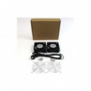VENTILADOR DOBLE 12 CM POWERGREEN ARMARIO RACK