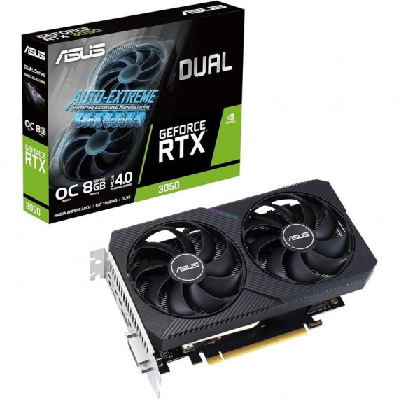TARJETA DE VIDEO ASUS DUAL NVIDIA RTX 3050 8GB V2