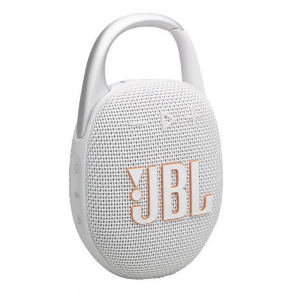 Altavoz JBL Clip 5 1.0 7W Bluetooth 5.3 USB-C IP67 Blanco (JBLCLIP5WHT)
