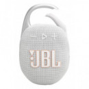 Altavoz JBL Clip 5 1.0 7W Bluetooth 5.3 USB-C IP67 Blanco (JBLCLIP5WHT)