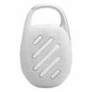 Altavoz JBL Clip 5 1.0 7W Bluetooth 5.3 USB-C IP67 Blanco (JBLCLIP5WHT)
