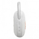 Altavoz JBL Clip 5 1.0 7W Bluetooth 5.3 USB-C IP67 Blanco (JBLCLIP5WHT)