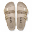 Calzado Sandalias BIRKENSTOCK Arizona Birko-flor Triples Sandcastle / Oyster