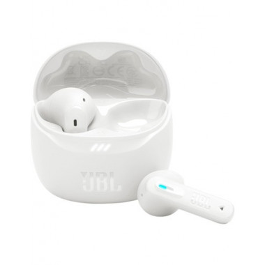 JBL Auricular Bluetooth TUNE FLEX 2 Blanco Cancelacion de Ruido 48H