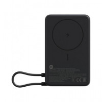 XIAOMI Bateria Externa Portatil 10000MAH Negra Carga Inalambrica Magnetica ,con Soporte WPB1007Z
