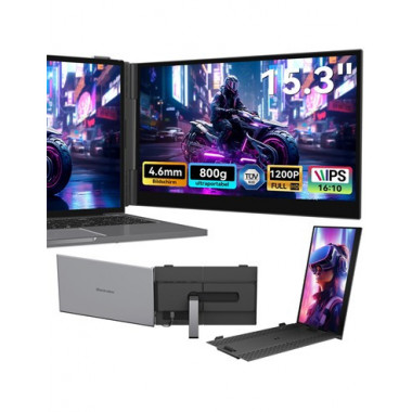 BLACKVIEW Monitor Portatil 15.3" SCM8 FHD 300cd/m2 FHD 60HZ  (Dual Screen)