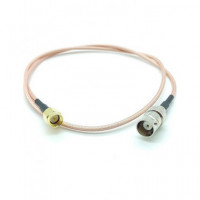 Cable de Extension Coaxial RG-316 Sma/m a Bnc/h 0.50CM  PK