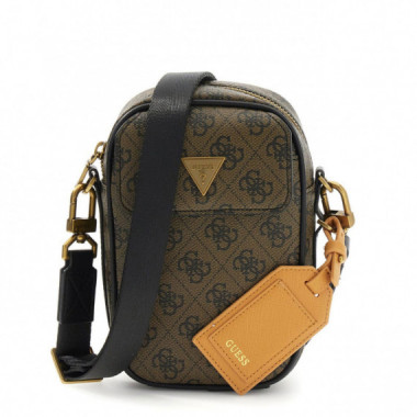 Guess Bandolera Marr&oacute;n HMMILO P5425-COF