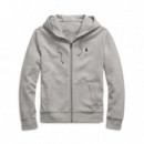 SUDADERA DE PUNTO DOBLE Y CREMALLERA