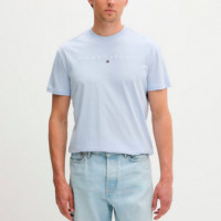 Camiseta de Punto con Logo Lineal  TOMMY HILFIGER