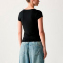 CAMISETA SLIM DRAPED