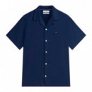 CAMISA LINEN BLEND SOLID