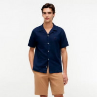 CAMISA LINEN BLEND SOLID