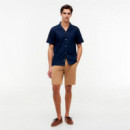 CAMISA LINEN BLEND SOLID