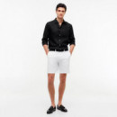 Camisa de corte regular en puro lino lavado