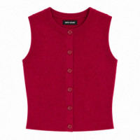 Camiseta Cropped Sleeveless Logo  DKNY