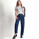 Camiseta JEANS STACKED RHINESTONE