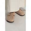 BIRKENSTOCK - boston big buckle lenb - Sandcastle - 1028052/Sandcastle