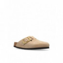 BIRKENSTOCK - boston big buckle lenb - Sandcastle - 1028052/Sandcastle