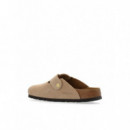 BIRKENSTOCK - boston big buckle lenb - Sandcastle - 1028052/Sandcastle