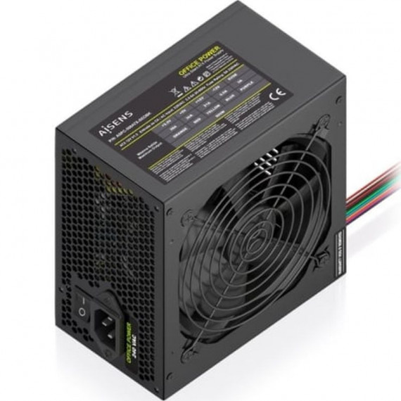 AISENS FUENTE DE ALIMENTACION ASPC-500ATX-SEOBK/ 500W/ Ventilador 12cm