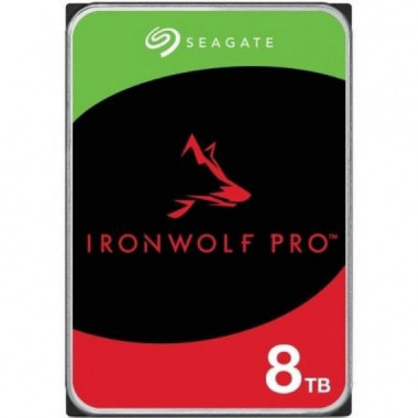 SEAGATE DISCO DURO 8TB 3.5 SATA III ST8000NT001  IRONWOLF PRO Ideal para NAS para el hogar, peque&ntilde;as oficinas/oficinas dom&eacute;stic