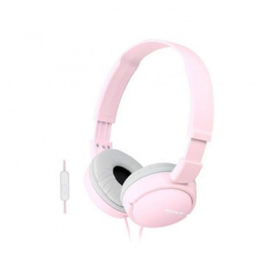 Auricular de Diadema Sony MDR-ZX110AP con Micrófono, Rosa