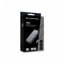 Adaptador Conceptronic USB-A a 2xRJ45 Ethernet LAN GbE Gris (ABBY24G)