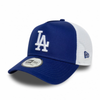 Gorra New Era Side Patch Trucker azul blanca