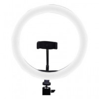 KSIX Aro De Luz Led Selfie Para Movil 14W Con Tripode 160Cms Studio Live Max Negro