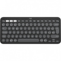 Teclado LOGITECH Pebble Keys 2 K380S Tkl Wireless Black