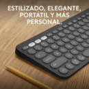 TECLADO LOGITECH PEBBLE KEYS 2 K380S TKL WIRELESS BLACK
