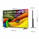 TELEVISOR LG 75" NANOCELL UHD 4K USB SMART TV HBBTV WIFI BLUETOOTH