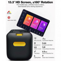Altavoz Karaoke Recargable IKARAO Break X1 con Pantalla 13.3" 800W y 2 Micros